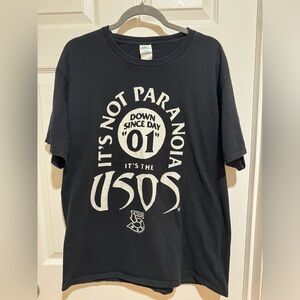 WWE The Usos Black Graphic T-Shirt